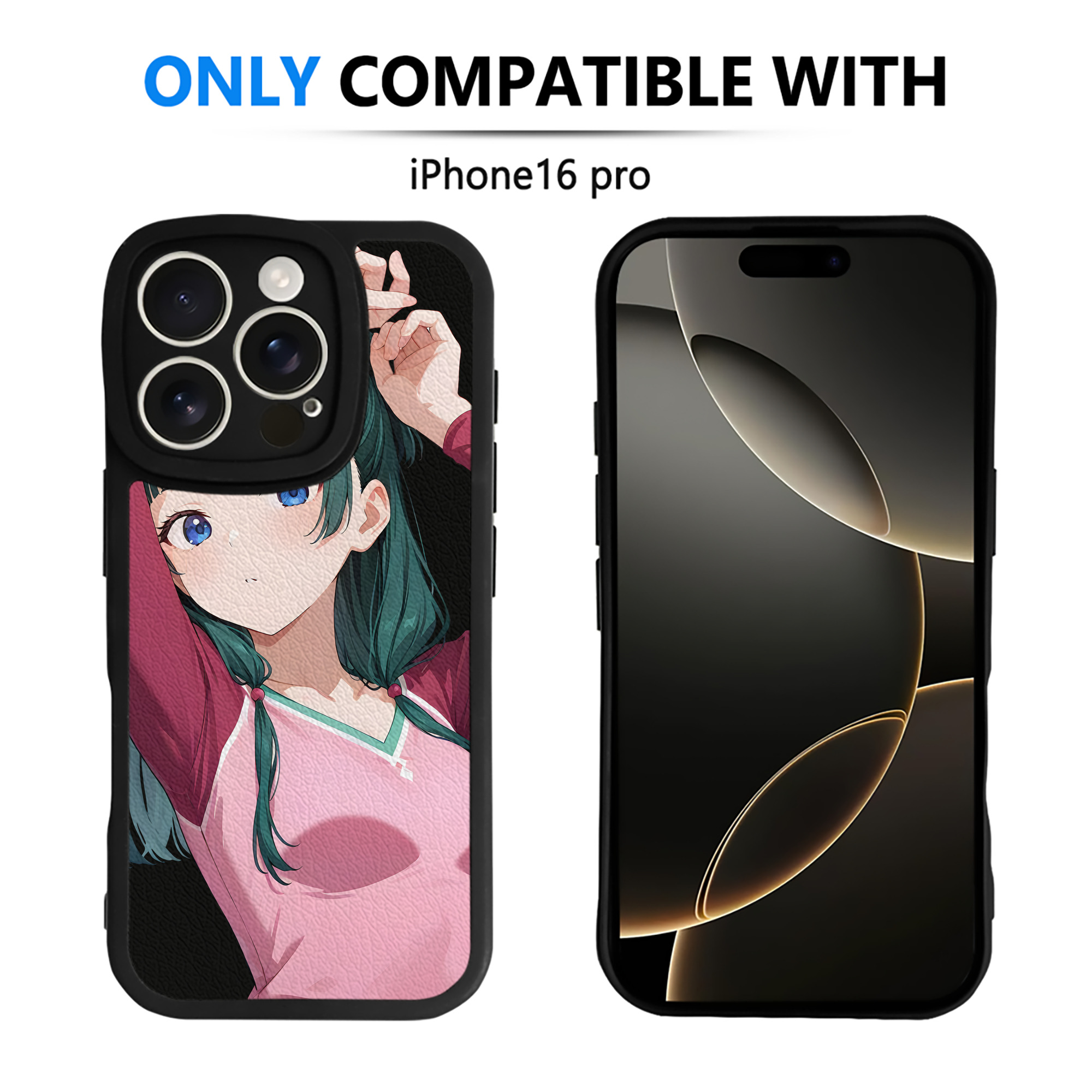 （画像用） 薬屋のひとりごと The Apothecary Diaries 【iPhone 16シリーズ対応】シリコンスマホケース（レザー調） 材質：シリコン